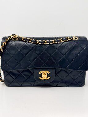 Chanel Black Small Vintage Classic Flap